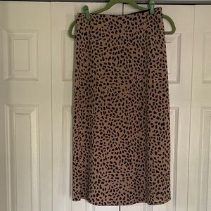 Sanctuary Animal Print Midi Skirt